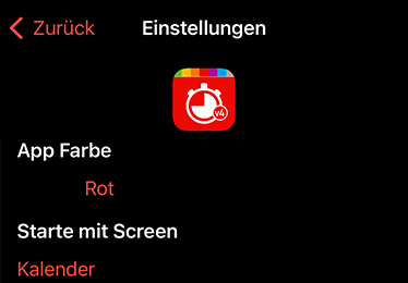 App Farbe ändern